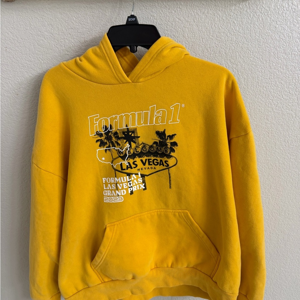 PacSun Yellow Formula 1 Hoodie